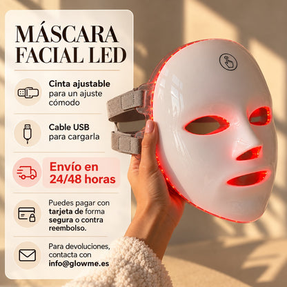 Máscara Facial LED